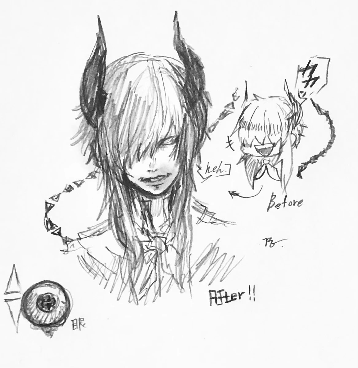 角  #イラスト 