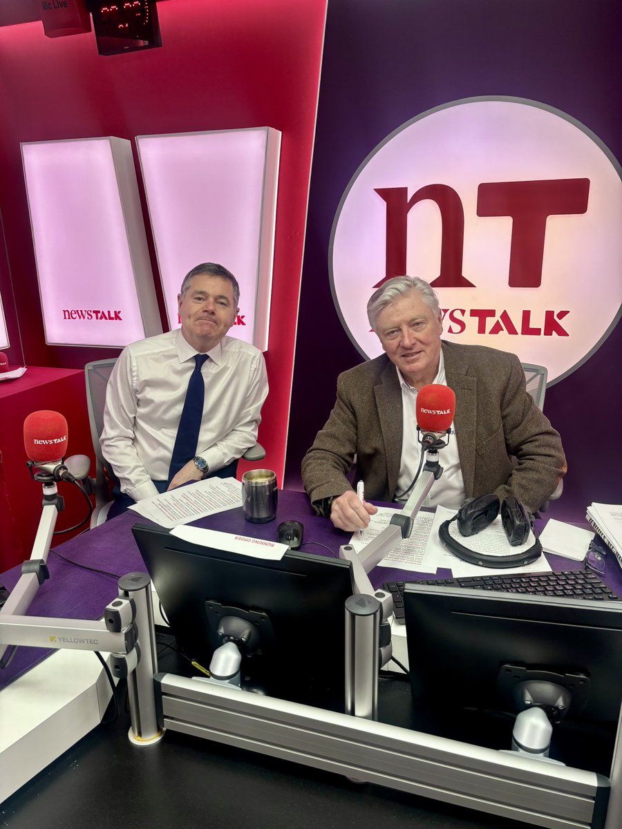 Paschal Donohoe (@paschald) on Twitter photo A frank interview w/ <a href="/PatKennyNT/">Pat Kenny Newstalk</a> to start the day, covering everything from what exactly a tariff is, to their impact on the profitability of companies &the cost to consumers, the strategic approach the EU is taking & what Govt is doing to minimise the harm to our economy &people A frank interview w/ <a href="/PatKennyNT/">Pat Kenny Newstalk</a> to start the day, covering everything from what exactly a tariff is, to their impact on the profitability of companies &the cost to consumers, the strategic approach the EU is taking & what Govt is doing to minimise the harm to our economy &people