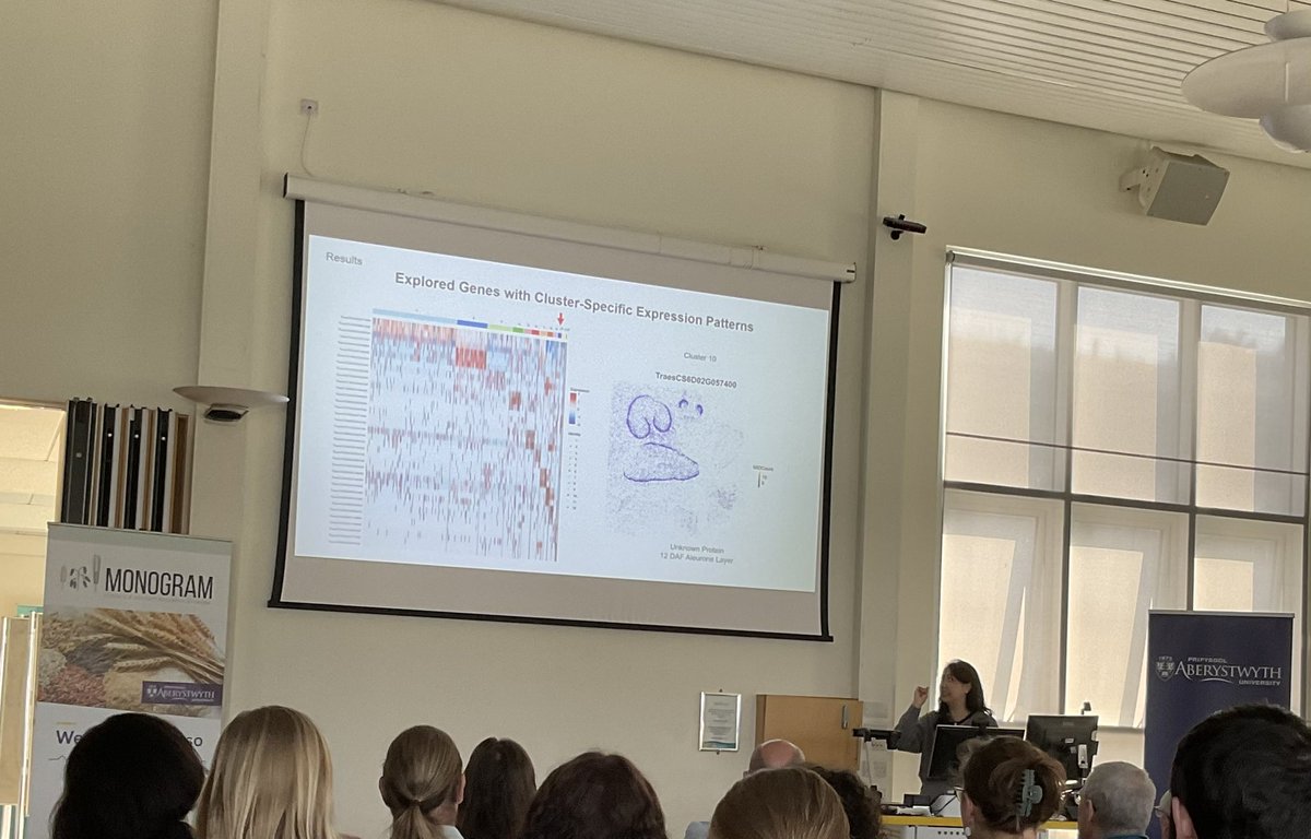Surbhi Grewal (@surbhig6) on Twitter photo Chen Ji from <a href="/JohnInnesCentre/">John Innes Centre</a> Philippa Borrill group talks about “Spatial Transcriptomics Reveals Key Mechanisms of Sucrose Transport in Wheat Grain Development”
#Monogram25 Chen Ji from <a href="/JohnInnesCentre/">John Innes Centre</a> Philippa Borrill group talks about “Spatial Transcriptomics Reveals Key Mechanisms of Sucrose Transport in Wheat Grain Development”
#Monogram25
