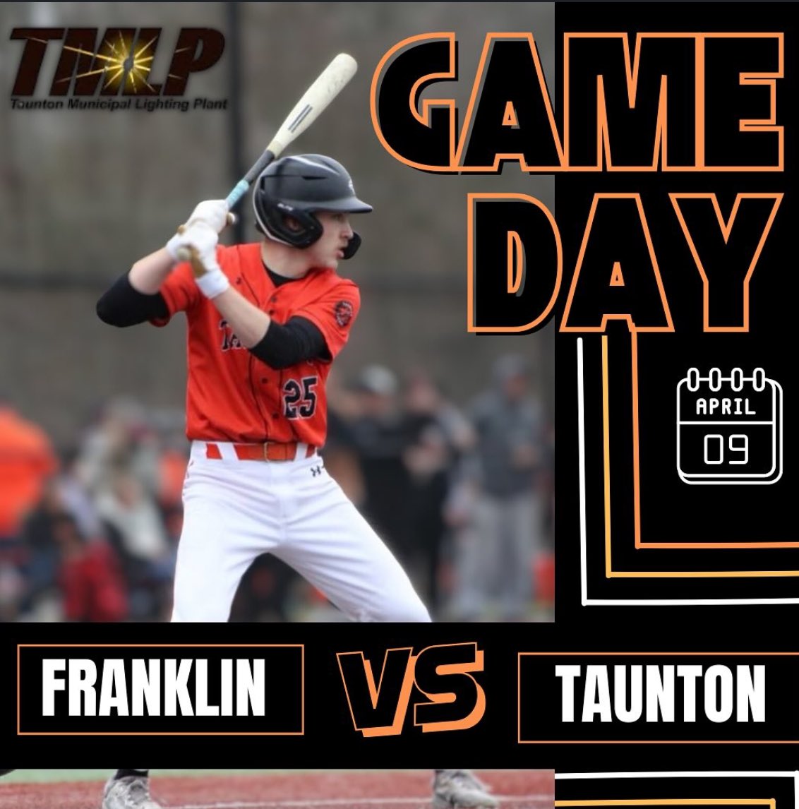Game day!

⚾️Franklin
📍Buck Mahoney Field
⏰ 3:45 pm
