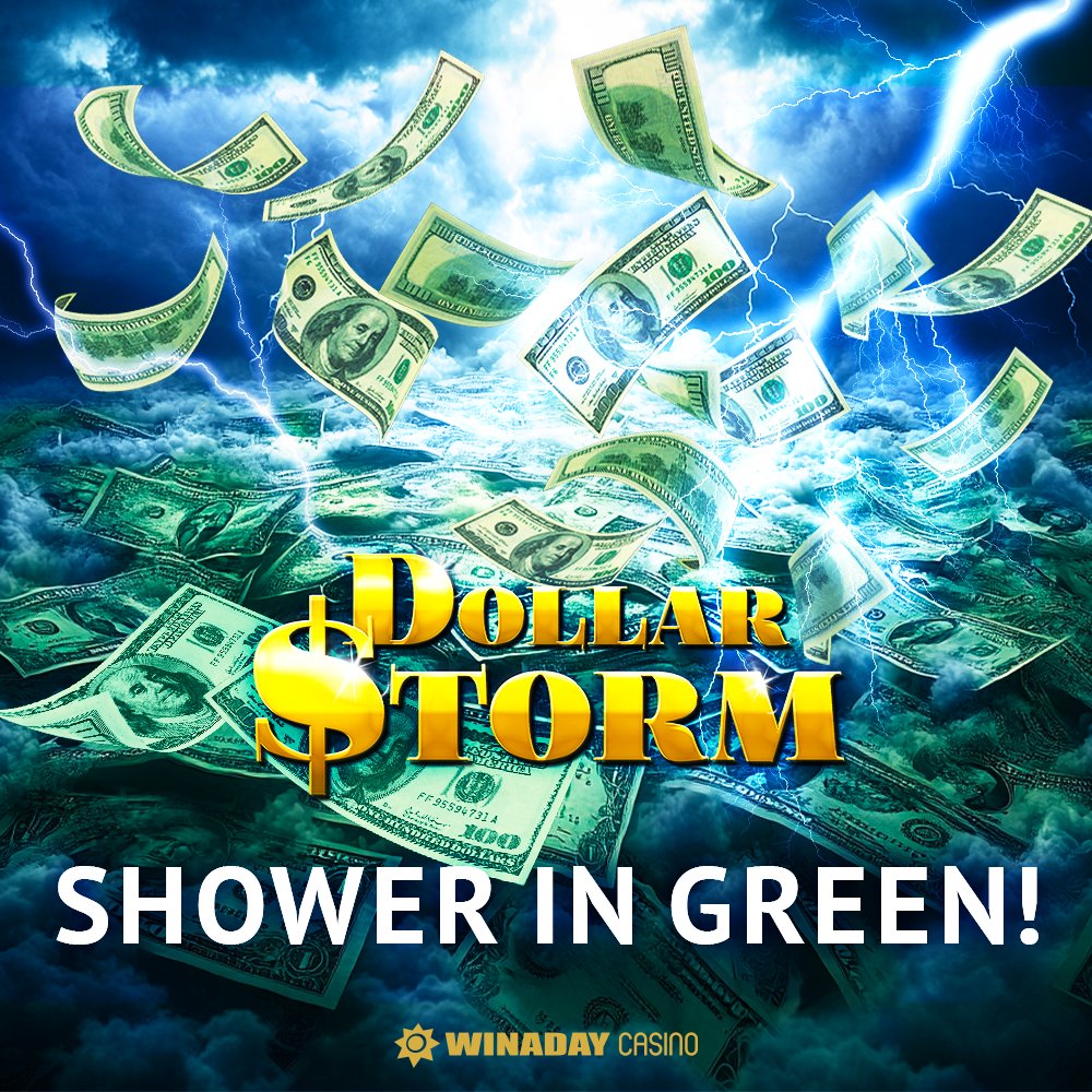 Dollar Storm is here! 💵
Our newest classic style slot that might strike you with lightning-fast wins.

winadaycasino.eu/en/DollarStorm