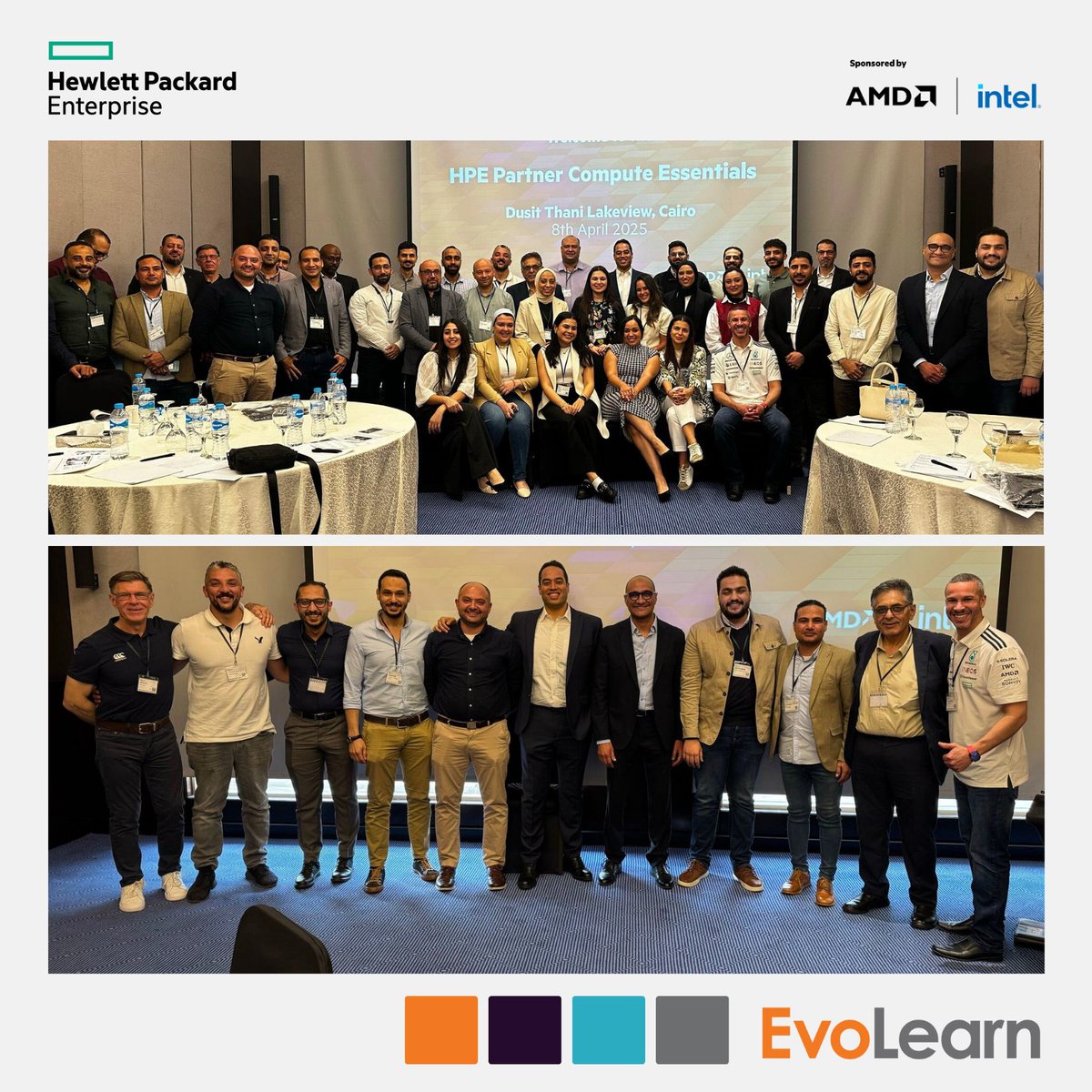 EvoLearn_'s tweet photo. @HPE @HPE_News @HPE_Compute @HPE_Services @intel @AMD 

#HPE #ComputeEssentials #HPEGen12 #AIinEgypt #ChannelPartners #TechLeadership #EvoLearn #PartnerEnablement #HPEEgypt #UKIMEA https://t.co/Q1nBGD7fnx