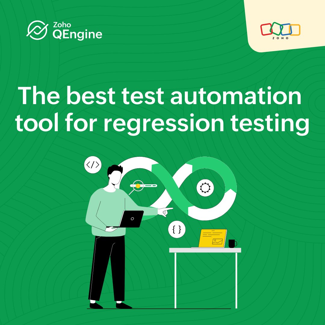 ZohoQEngine's tweet image. Do you still run your regression tests manually? Does your toolset have all the features you need to optimize your regression testing? Learn more here: zoho.com/qengine/use-ca…

#ZohoQEngine #TestAutomation