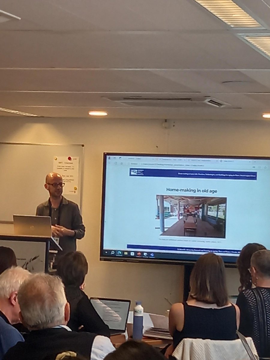 Daniel Lopez Gomez presents the HOMeAGE 4th Training Event on the importance of technologies for Ageing In Place.