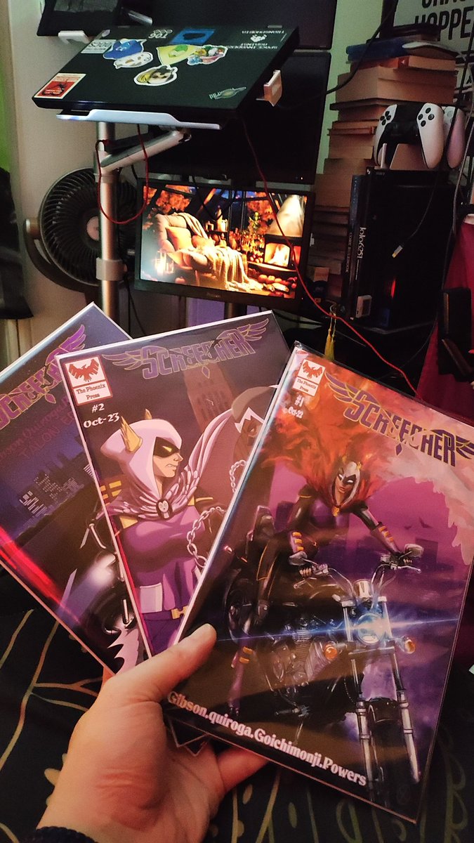 EffinMaggie's tweet photo. Heyyyy, noice! Just got the second package with the #Screecher #BackIssues from @ThePhoenixPress!
Nick, you absolute legend! ❤️ https://t.co/eZOXLDlZRK