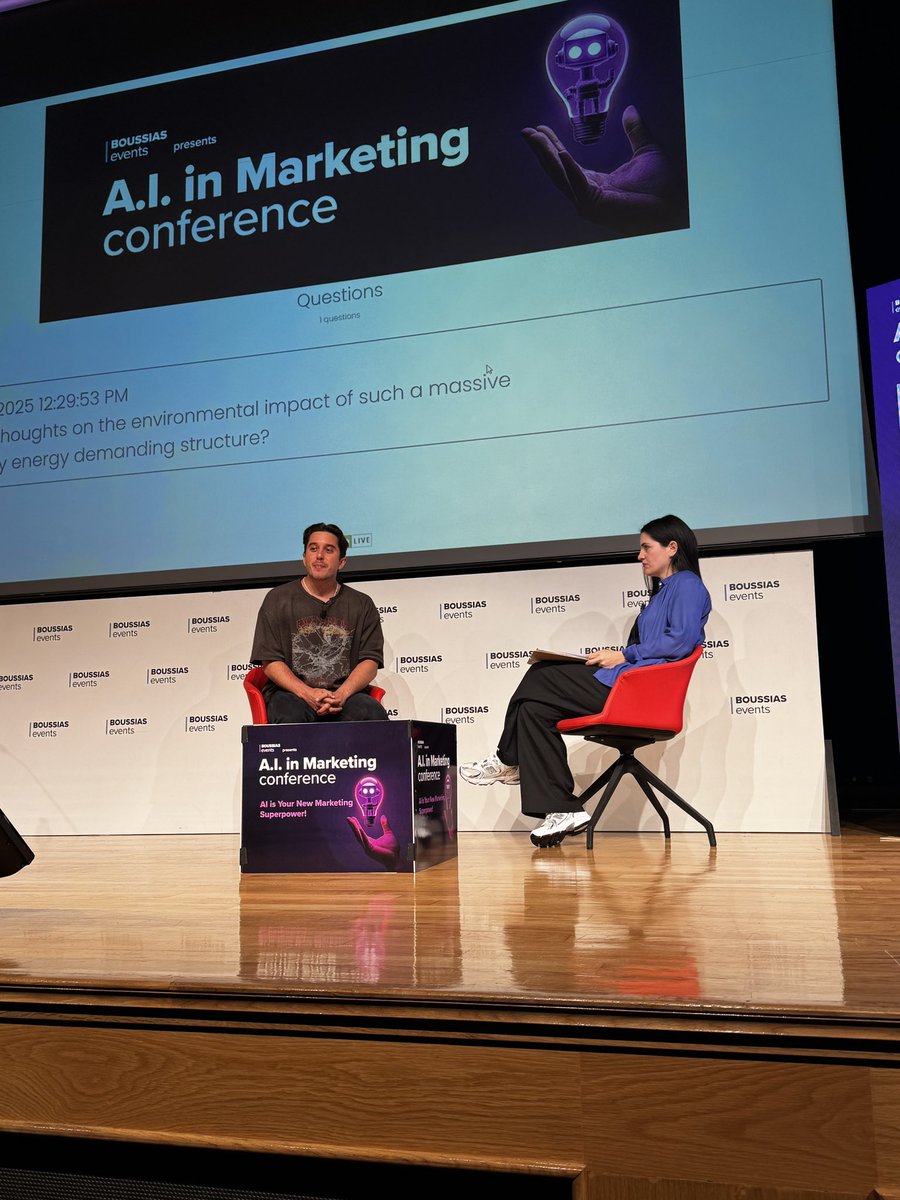 “A.I. should be invisible”, that’s the whole idea #aimarketingcon25gr