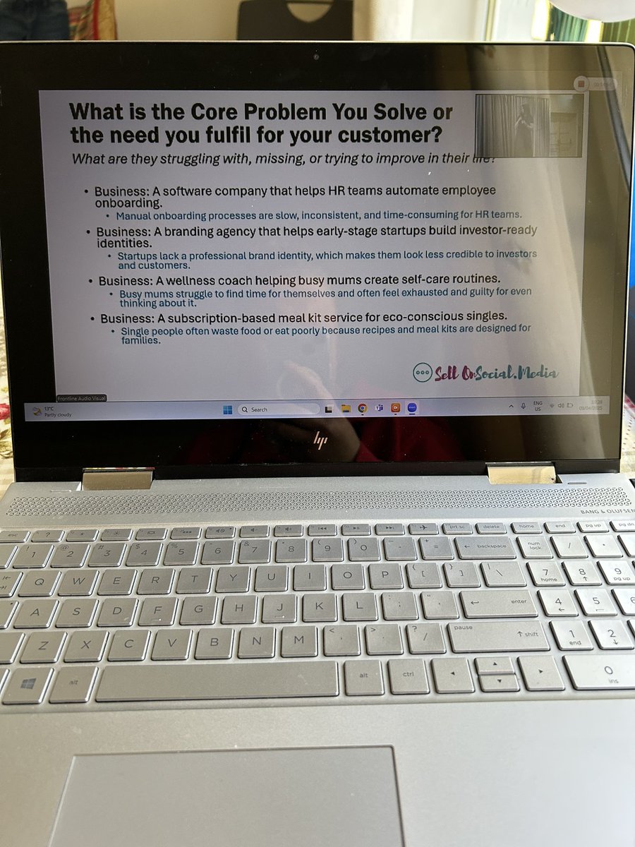 So sad not to have been able to make #SocialMediaFest in person this time but enjoying the virtual option. 

<a href="/SellonsocialM/">Louise McDonnell - SellOnSocial.Media</a> is currently presenting a great workshop on Using ChatGPT to improve marketing &amp; turn followers into clients.

Well done to @Tweetgoddess on organising