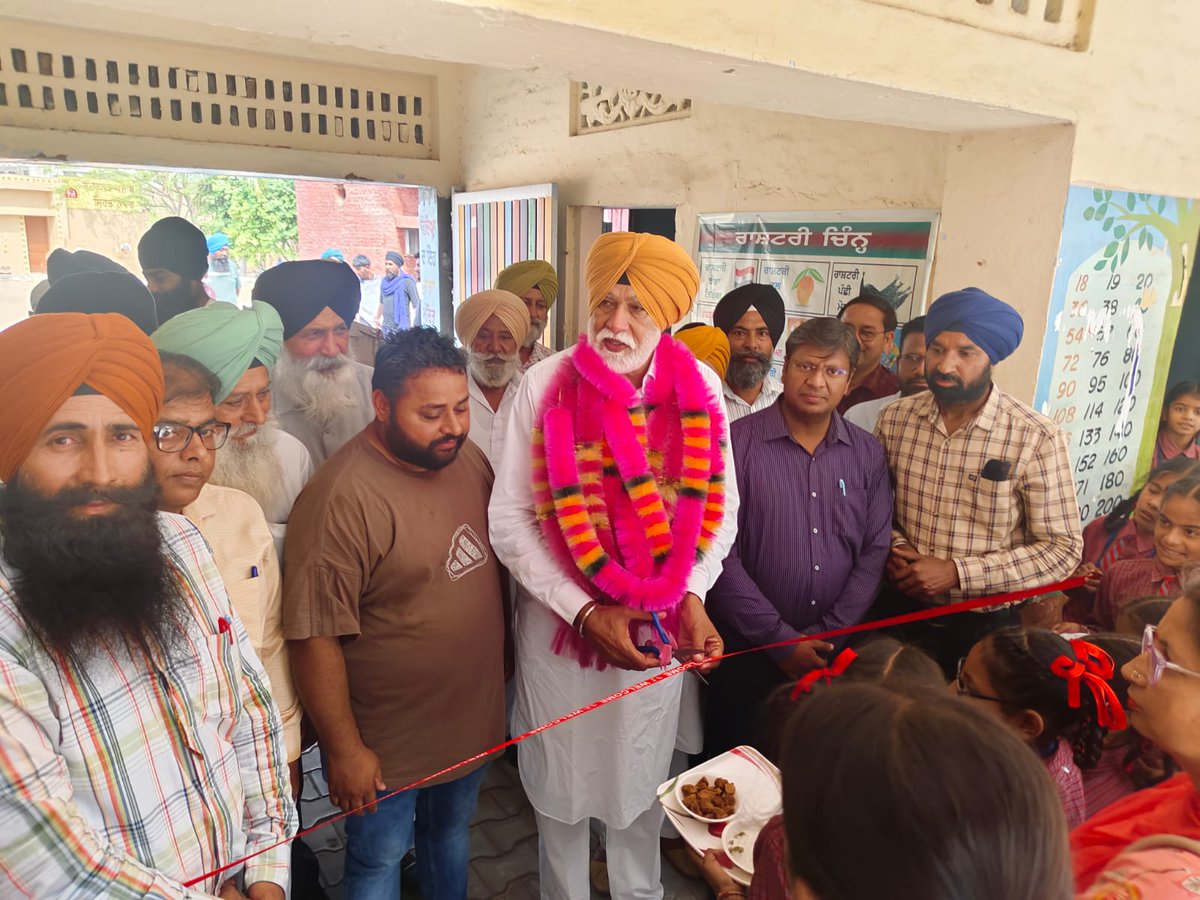 ਪੰਜਾਬ ਸਿੱਖਿਆ ਕ੍ਰਾਂਤੀ ਤਹਿਤ ਬਲਾਕ ਸੁਲਤਾਨਪੁਰ ਲੋਧੀ ਵਿਖੇ ਸਰਕਾਰੀ ਸੀਨੀਅਰ ਸੈਕੰਡਰੀ ਸਕੂਲ ਅੱਲ੍ਹਾਦਿੱਤਾ ਅਤੇ ਸਰਕਾਰੀ ਪ੍ਰਾਇਮਰੀ ਸਕੂਲ ਅੱਲ੍ਹਾਦਿਤਾ ਵਿਖੇ ਵਿਕਾਸ ਕਾਰਜਾਂ ਦਾ ਉਦਘਾਟਨ ਇੰਪਰੂਵਮੈਂਟ ਟਰੱਸਟ ਕਪੂਰਥਲਾ ਦੇ ਚੇਅਰਮੈਨ ਸੱਜਣ ਸਿੰਘ ਚੀਮਾ ਵਲੋਂ ਕੀਤਾ ਗਿਆ।