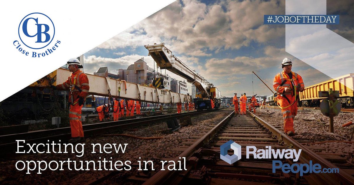 Close Brothers are seeking a 'PWT-EH Supervisor in Charge'.
Location: London (LUL Network). Salary £180 per day (night shift and overtime)

FOR MORE INFORMATION AND TO APPLY:
railwaypeople.com/Rail-Jobs/Othe…

#railjobs #rail #railindustry #railstaff #recruitment #careers