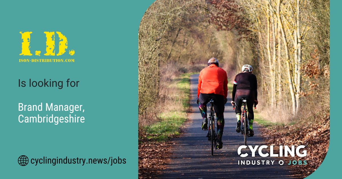CyclingIndustryNews (@cyclingindustry) on Twitter photo Ison Distribution Ltd. (<a href="/Ison_insider/">Ison Distribution</a>) has an exciting opening for a full-time Brand Manager, based in Ely, Cambridgeshire.
Find out more here - loom.ly/TdhZ30o
#cyclingindustry #cyclingnews #cyclingjobs Ison Distribution Ltd. (<a href="/Ison_insider/">Ison Distribution</a>) has an exciting opening for a full-time Brand Manager, based in Ely, Cambridgeshire.
Find out more here - loom.ly/TdhZ30o
#cyclingindustry #cyclingnews #cyclingjobs