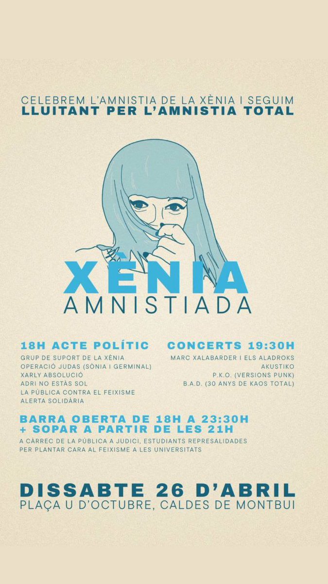 Dissabte 26 ens esperen a totes a aquest acte festiu!!!