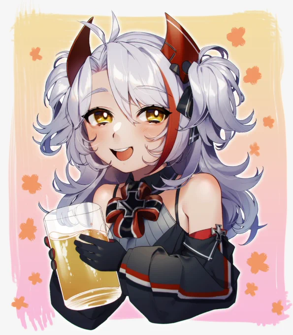 オイゲンちゃん常設乗っかり再掲ジョッキジュース 
