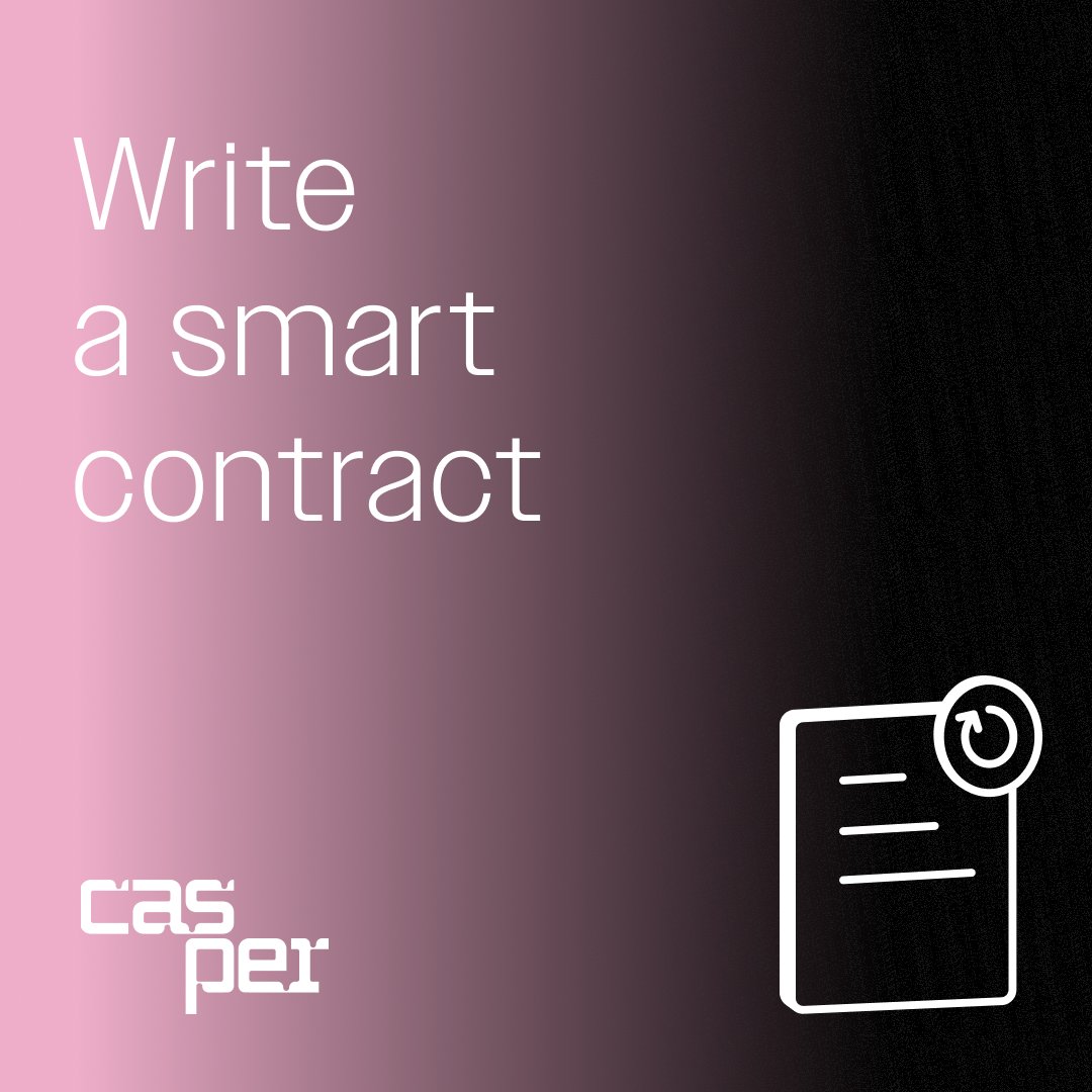 Interested in learning more about #Casper Smart Contracts? 

Explore the Casper developer portal! 

✍️ Write self-executing, upgradable smart contracts on #Casper. Create contracts that adapt as your needs change!    

 Learn more here: developer.casper.network