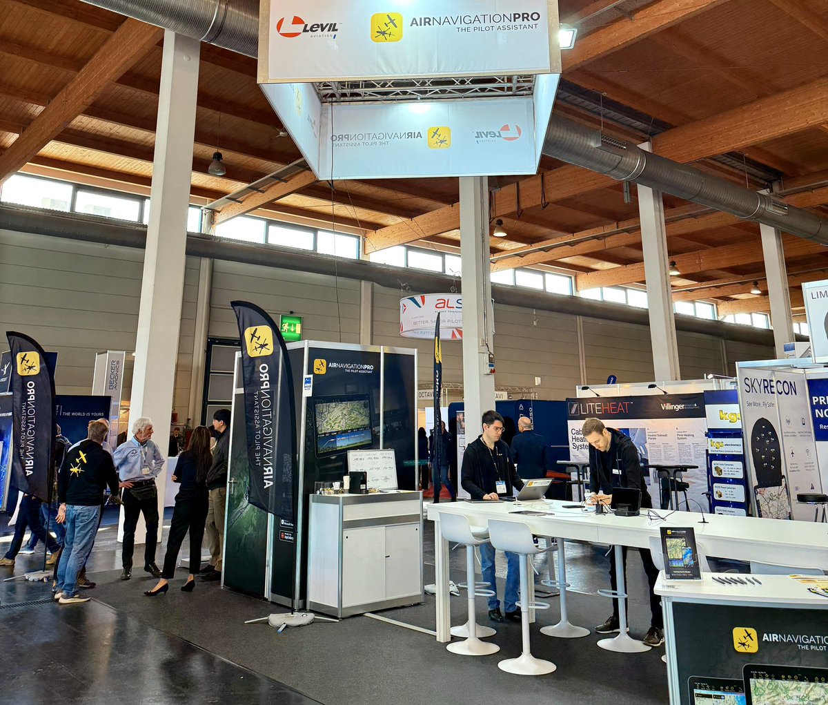 AirNavPro's tweet image. 📍 We’re all set at #aerofriedrichshafen! The booth is ready, the team is here and we’re excited to welcome you! Come visit us at booth A6-305. We’re here to talk innovation, share our latest updates, and hear from YOU. Let the show begin! 🎉 #generalaviation #airshow