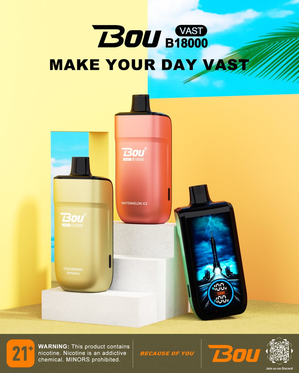 BOU_Global's tweet photo. Bright days. Bold flavors.
Make your day π©ππ¦π§ with ππ’π¨ πππ΄π¬π¬π¬ π΄βοΈ
Choose your vibe. Taste the future. π
#BouVape #VapeStyle #VapeClouds #BouVAST #VapeVibes #FlavorVibes #VapeDevice #ChillWithBOU #VapeTrends #CloudVibes https://t.co/j50ZNSbRnS