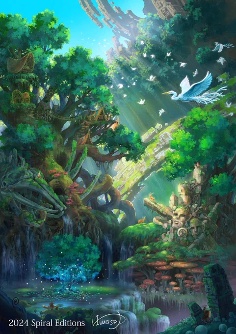 Hello #PortfolioDay ! I'm Yuko, an illustrator who draws tranquil landscapes. 