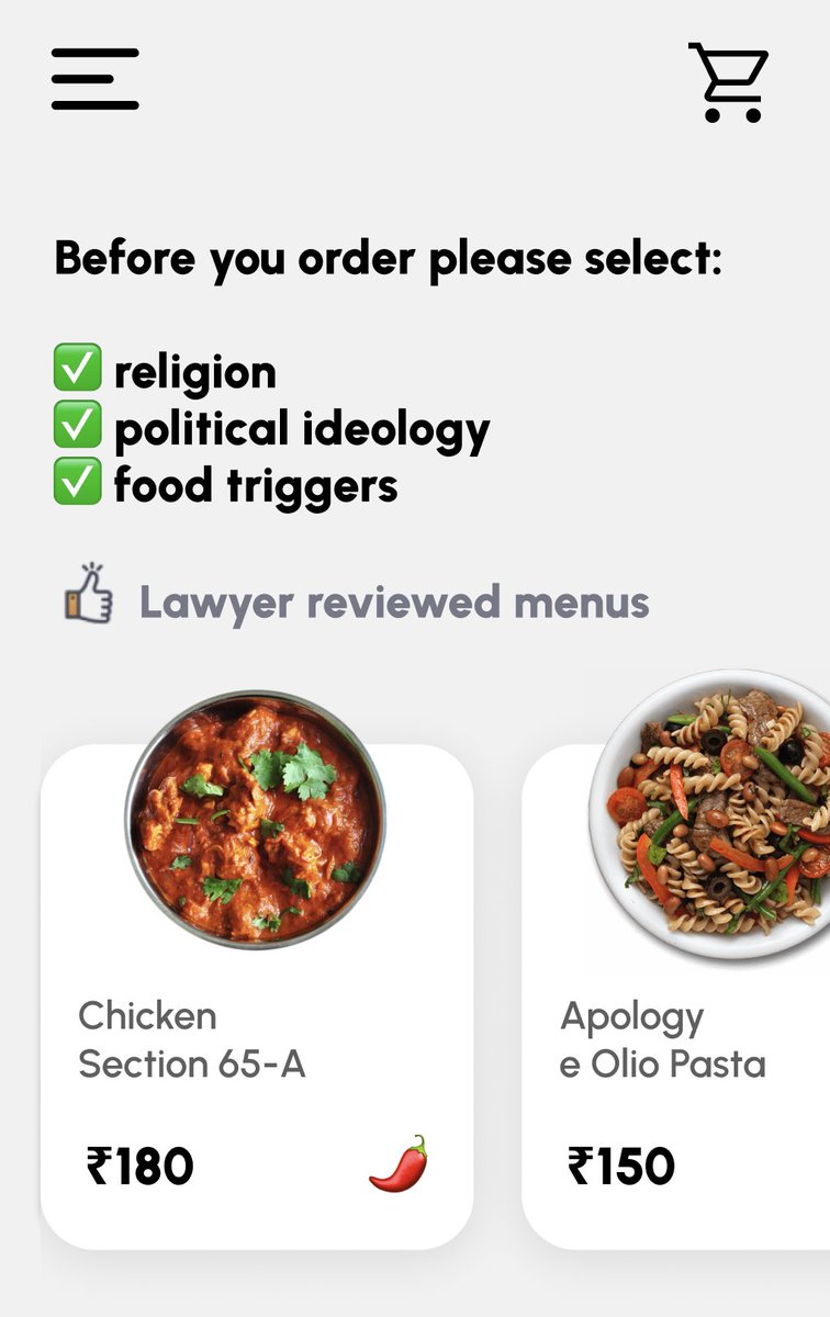 mistercredible's tweet image. zomato swiggy need to launch these features asap I can&apos;t eat veg biryani