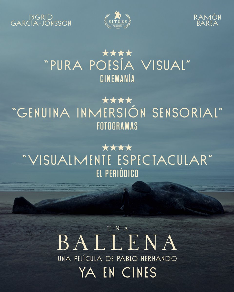 elasticafilms (@elasticafilms) on Twitter photo La disfrutarás con todos los sentidos.
#UnaBallena, de <a href="/phesquisabel/">Pablo Hernando</a>, YA EN CINES.
#FelizDíaDelEspectador!
<a href="/srsrafilms/">𝐒𝐫. & 𝐒𝐫𝐚.</a> · <a href="/ContactaSayaka/">Sayaka Producciones</a> · #OrisaProduzioni
<a href="/LaAventuraCine/">La Aventura</a> · <a href="/ElasticaFilms/">elasticafilms</a> La disfrutarás con todos los sentidos.
#UnaBallena, de <a href="/phesquisabel/">Pablo Hernando</a>, YA EN CINES.
#FelizDíaDelEspectador!
<a href="/srsrafilms/">𝐒𝐫. & 𝐒𝐫𝐚.</a> · <a href="/ContactaSayaka/">Sayaka Producciones</a> · #OrisaProduzioni
<a href="/LaAventuraCine/">La Aventura</a> · <a href="/ElasticaFilms/">elasticafilms</a>
