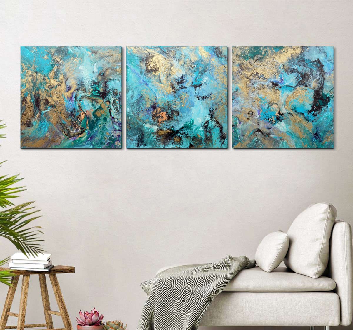 artfinder.com/product/summer… 
 Abstract triptych <a href="/artfinder/">Artfinder</a>  #wallartforsale #abstract #triptych #modern #original #painting 

artfinder.com/artist/modern-…