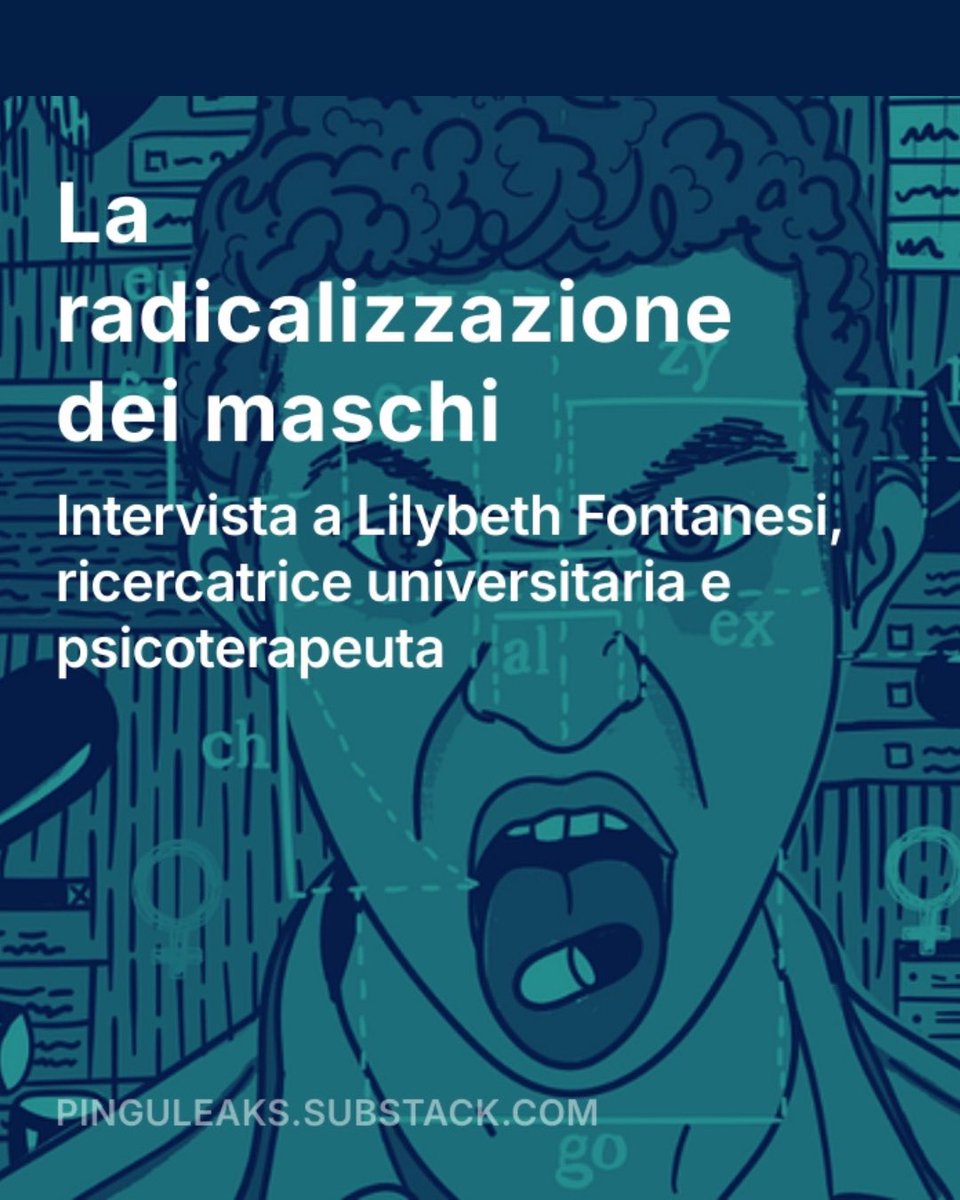 assistentecivic's tweet image. In questa newsletter voglio parlare di temi di cui la politica non si occupa abbastanza e di cui noi maschi non parliamo abbastanza (probabilmente le due cose vanno di pari passo), ovvero della misoginia dei maschi (1/2)