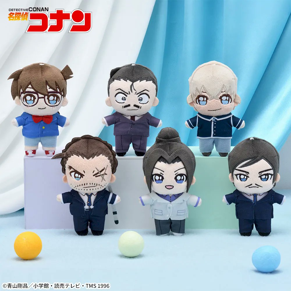 名探偵コナン KIRAMUCCHI ミニぬいぐるみ ぬいぐるみ マスコット ナムコ限定プライズ】 2025年4月18日登場予定 名探偵コナン KIRA