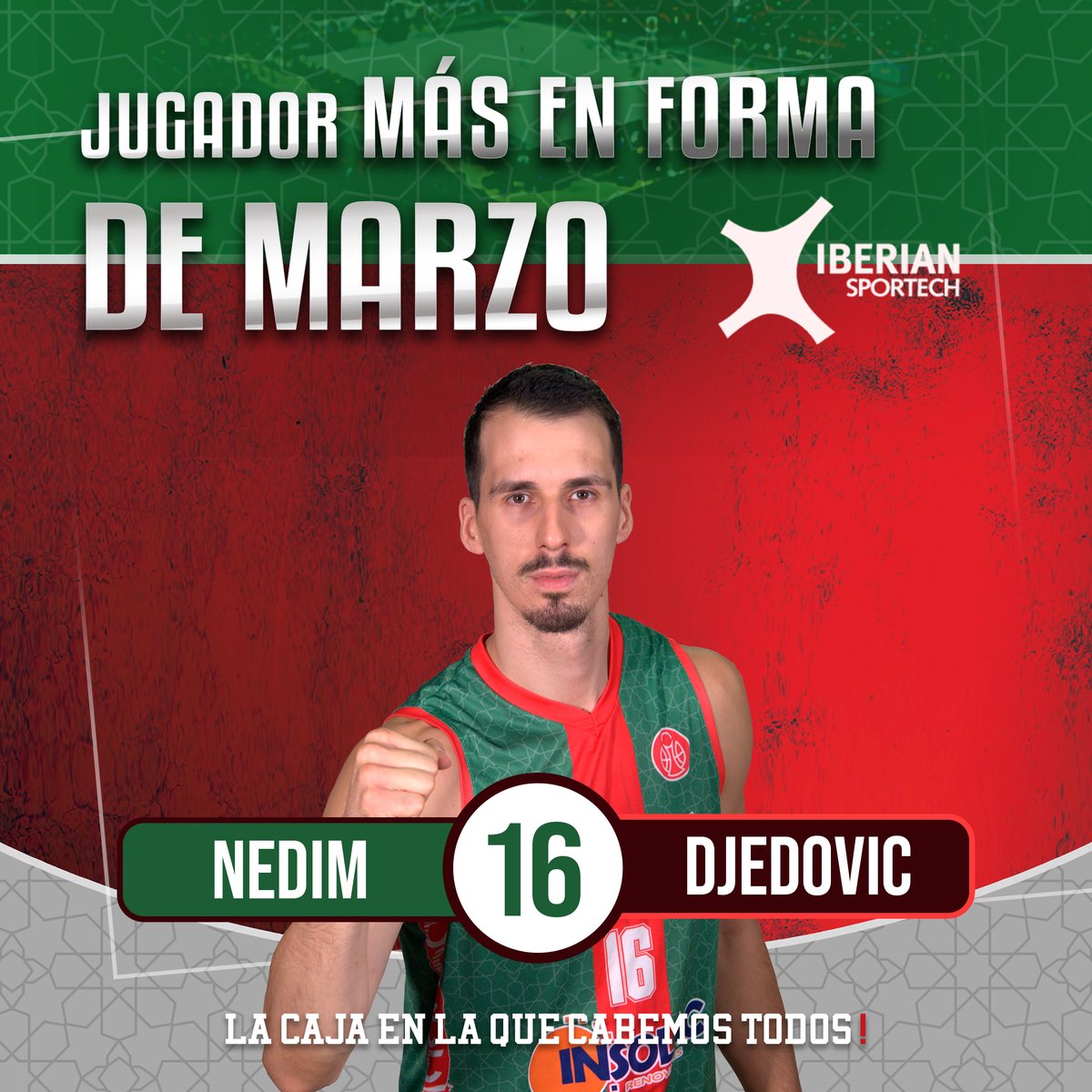 Nedim Dedovic <a href="/nedimdjeda16/">Nedim Djedovic</a> 𝗲𝘀 𝗲𝗹 𝗷𝘂𝗴𝗮𝗱𝗼𝗿 𝗺𝗮́𝘀 𝗲𝗻 𝗳𝗼𝗿𝗺𝗮 de marzo de la mano de <a href="/IberianSportech/">Iberian Sportech</a> 
Su pasión en pista y su compromiso, así como su acierto en los triples lo hacen ganador. Iberian Sportech