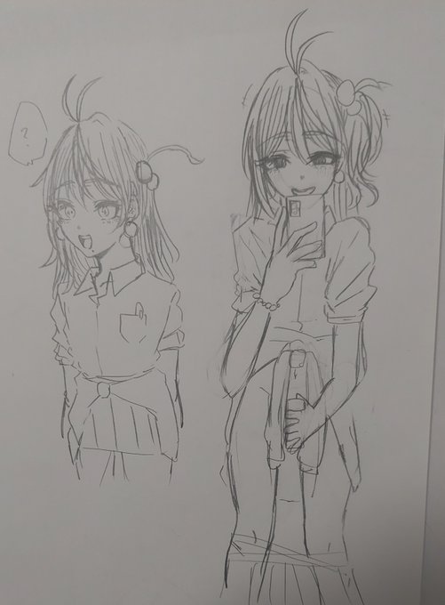 こういう感じのイラスト描いてみたい 