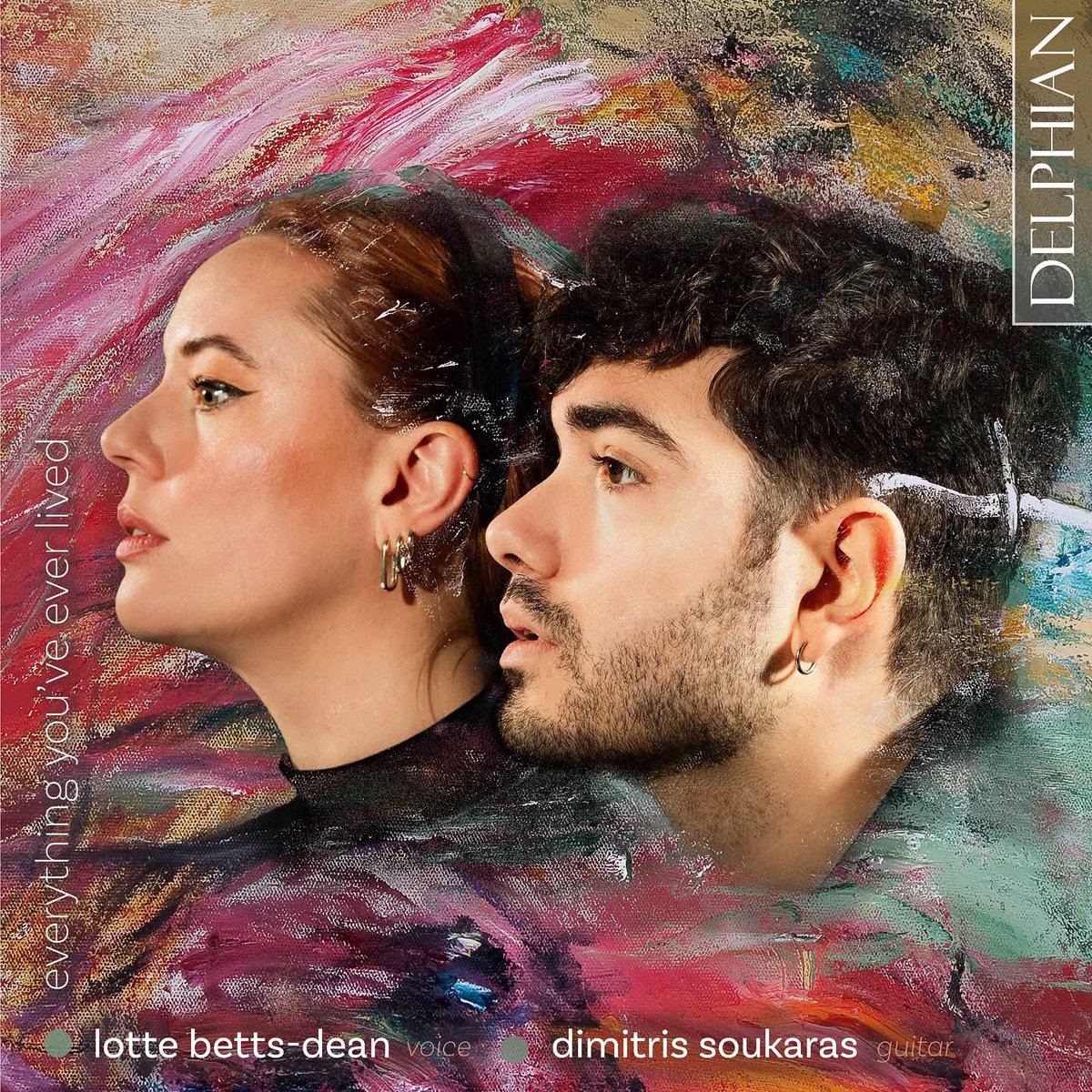 Introducing….

• everything you’ve ever lived •

SO excited to share the cover + title of my next album w <a href="/delphianrecords/">DELPHIAN</a>, a duo disc w Dimitris Soukaras - coming this September! 
Art by my brilliant mother Heather Betts, photo by Nik Matiushev, design by <a href="/foxbrushfilms/">Will @ foxbrush 📸</a> ✨