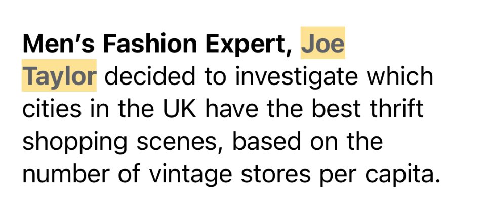 Grateful to Men's Flair for today's serving of nominative determinism 🙏