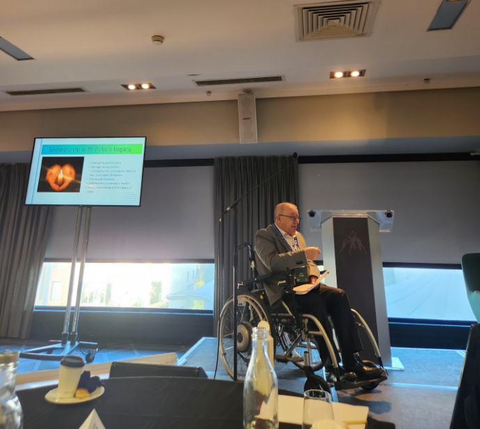 NationalPDCGPN (@nationalpdcgpn) on Twitter photo #NationalImmunisationConferenceSeries2025
Mick Keegan shares powerful lived experience on behalf of Polio Survivors Ireland — a heartfelt, moving presentation highlighting real challenges of living the legacy of polio <a href="/PolioIreland/">Polio Survivors IRL</a> <a href="/HSEImm/">HSE National Immunisation Office (NIO)</a> #NationalImmunisationConferenceSeries2025
Mick Keegan shares powerful lived experience on behalf of Polio Survivors Ireland — a heartfelt, moving presentation highlighting real challenges of living the legacy of polio <a href="/PolioIreland/">Polio Survivors IRL</a> <a href="/HSEImm/">HSE National Immunisation Office (NIO)</a>