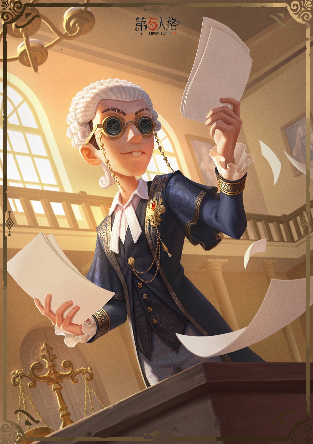 第五人格 舞台 ステンドグラスキーホルダー 庭師 DKSG01b-SP01 庭師 (UR衣装-ステンドグラス) 】 IdentityV 第五