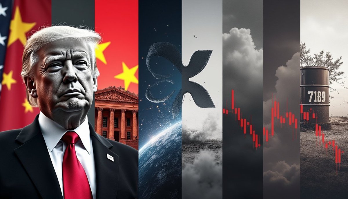 NovaCityCrypto's tweet photo. 📉 Markt-Update – Was für ein Tag!
Globale Finanzmärkte stehen Kopf:
🇺🇸 Trump feuert den Handelskrieg neu an:
Neue Zölle von 104% auf China-Importe treten in Kraft – die Märkte reagieren panisch. #TradingWar
🚀 Janover ($JNVR) geht durch die Decke:
+840%, nachdem das Unternehmen Solana ($SOL) als Treasury-Asset aufnimmt. Ein „MicroStrategy-Moment für SOL“?
💥 Ripple ($XRP) mischt den Prime-Broker-Markt auf:
Übernahme von Hidden Road für $1,25 Mrd – einer der größten Deals im Digital-Asset-Sektor!
⚖️ US-Justizministerium macht Rückzieher:
Die Krypto-Betrugseinheit wird mit sofortiger Wirkung aufgelöst – trotz wachsender Risiken. Was steckt dahinter?
🛢️ Ölpreis bricht ein:
Tiefster Stand seit Februar 2021 – Rezessionsängste greifen um sich.
📉 S&P 500 vor dem Bärenmarkt:
Nur noch -1% bis zur offiziellen Bärenmarke. Anleger flüchten in Gold, Anleihen und Bitcoin.
👉 Was ist für dich die größte Story heute?
#Crypto #Makro #Bitcoin #Börse #XRP #SOL #Recession #NewsFlash