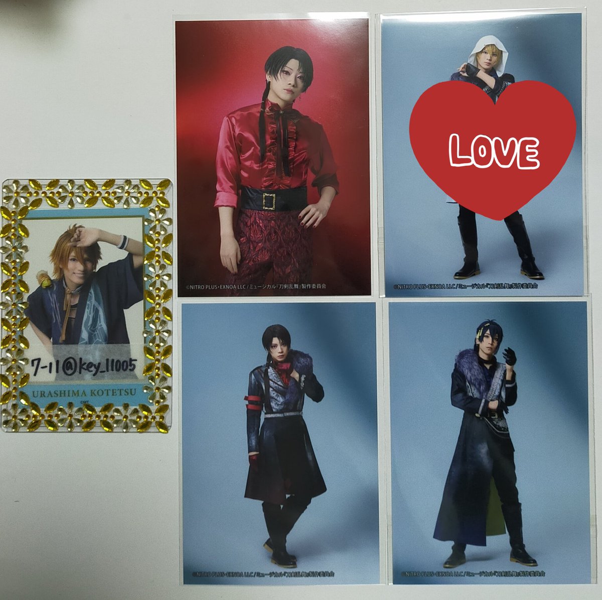 <a href="/1/">1</a> 
【交換】
ミュージカル刀剣乱舞 刀ミュ
陸奥一蓮 円盤特典 ブロマイド

譲)
シルク→加州
DMM→加州、三日月

求)鶴丸(公式、ネルケ、アニメイト)
公式決まるまでシルク加州は公式とのみ。

名古屋手渡し、郵送希望です。
よろしくお願いいたします。