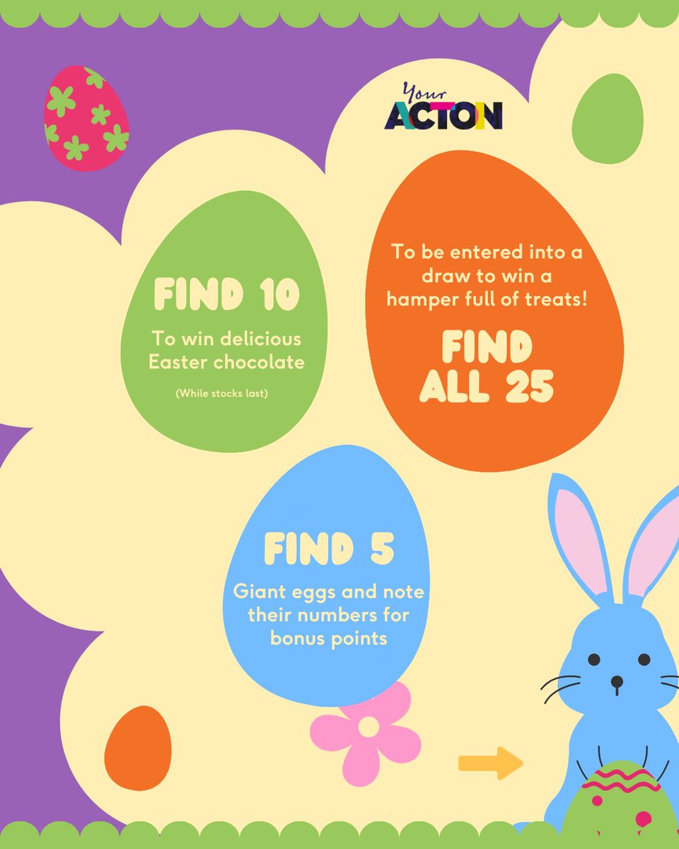 Hop to it, Acton! 🐰 The beloved bunny trail starts NOW!⁠
⁠
Grab your game card at <a href="/ActOne_Cinema/">ActOne Cinema & Café</a> or download it via the link in our bio.⁠

⁠Will you find them all? (Pssst… It’s not just for the kids, folks )⁠ youractonbid.co.uk/wp-content/upl…
⁠
#LoveActonLoveLocal  #ActonBunnyTrail