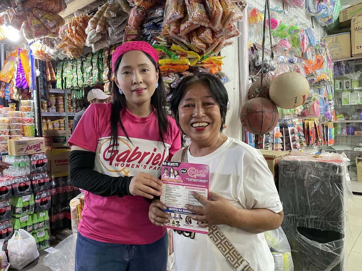 GabrielaWomenPL's tweet photo. MULING IBOTO | #46 sa balota, GABRIELA PARTYLIST!

#46Gabriela #46GabrielaPartylist #LabanGabriela #LabanKababaihan #LabananAngAbuso #TinikSaMapangAbuso #RosasNgPagbabago #13ArleneBrosas #13Brosas #BrosasSaSenado https://t.co/4x1A1X3zOp