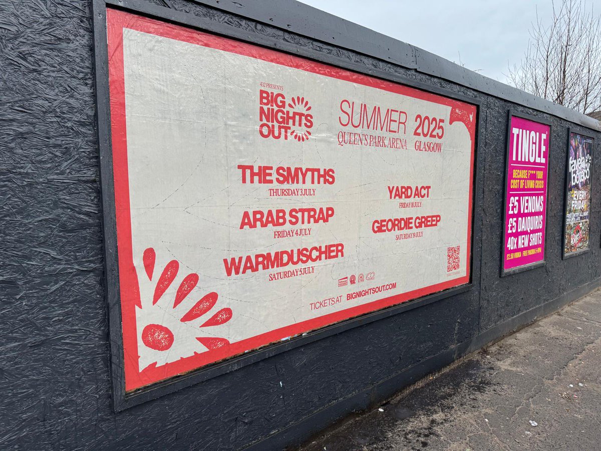 TPAposters's tweet photo. Great multi-poster campaign for 

@432presents 
BIG NIGHTS OUT
SUMMER 2025

#bignightsout https://t.co/Y2namETtlE