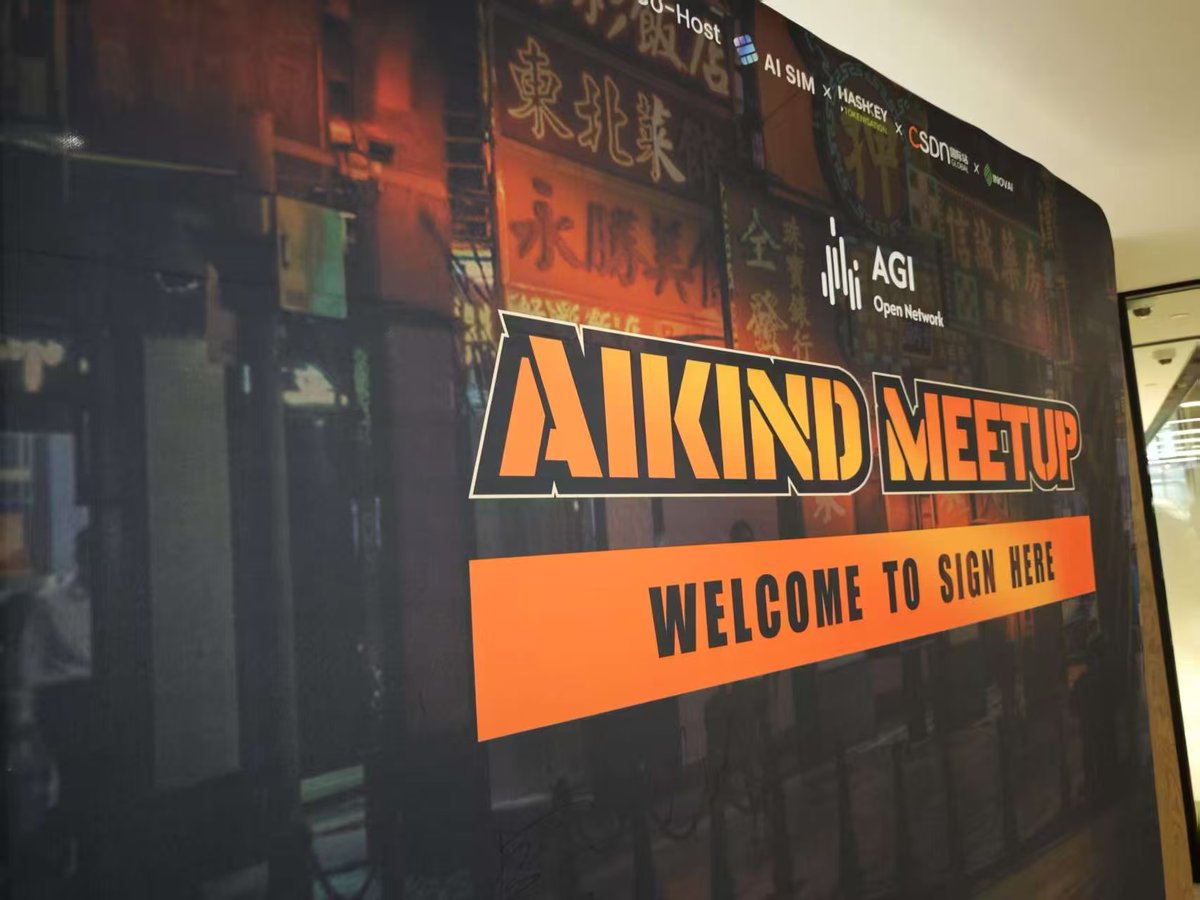 AGIOpenNetwork's tweet image. ❤️‍🔥AIKIND Meetup 2025 🇭🇰

🔥 We kicked things off with purpose — launching our #AI for Good initiative alongside renowned Philanthropy Leaders. Together, we explored how AI Agents can drive real-world impact and empower a more compassionate future.

🎤 During the panel, we…