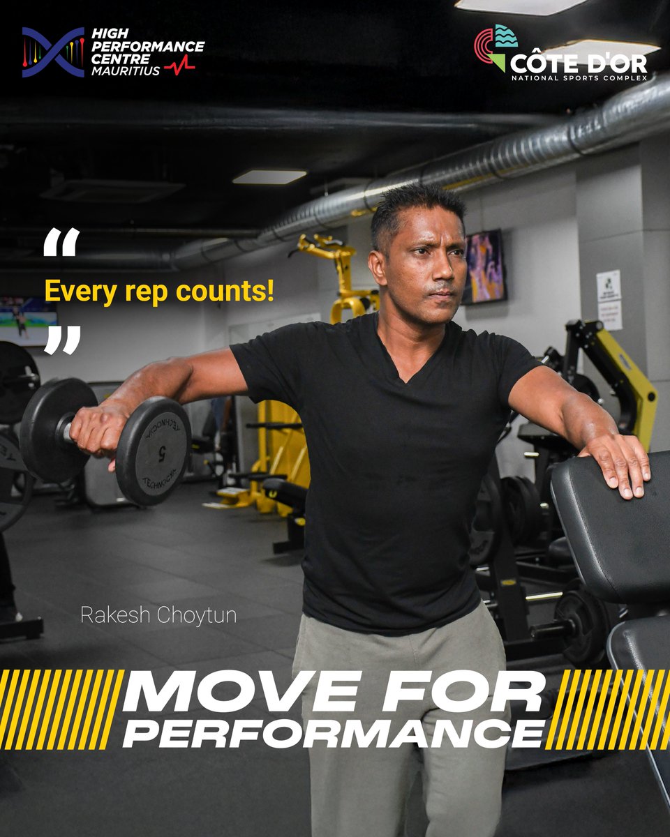 CoteDorSports's tweet photo. 💪 Every rep counts!
#CoteDorMauritius #Mauritius #TheMostHappeningPlaceInMauritius #MoveForPerformance #HPCMauritius #fitness #gym #sports #performance https://t.co/8yC3bLEXVN