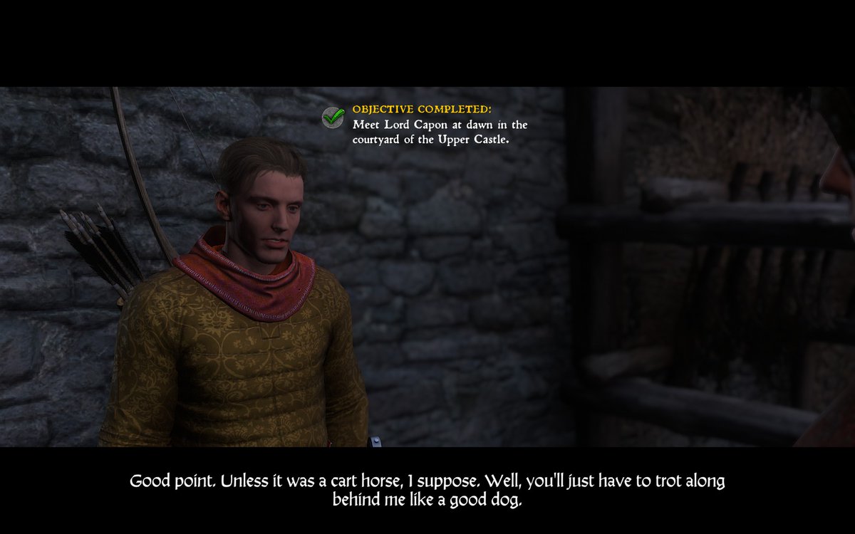 SibylAn66589856's tweet photo. Henry has been Sir Hans' dog from their first hunting(I prefer to call it their first date).
Klara: Are you really his squire, you are more like his little doggy!🤬
Henry: Yes, I've been Hans Capon's doggy since our first date! 🙂☺️
#hansry #KCD #kcdl https://t.co/v1nrJUfcVc