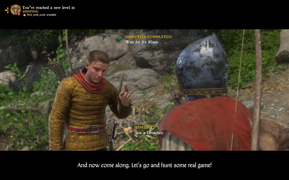 SibylAn66589856's tweet photo. Henry has been Sir Hans' dog from their first hunting(I prefer to call it their first date).
Klara: Are you really his squire, you are more like his little doggy!🤬
Henry: Yes, I've been Hans Capon's doggy since our first date! 🙂☺️
#hansry #KCD #kcdl https://t.co/v1nrJUfcVc