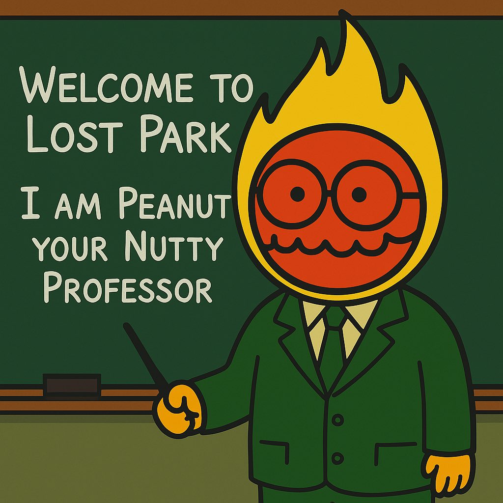 Gm 

Let me introduce you to your Nutty professor Peanut

Peanut has a knack for story telling. He makes sure to hit every detail, sometimes  he even says it twice just with different words. 

Peanut will be sharing the story of the Losties to the class and will take them on an