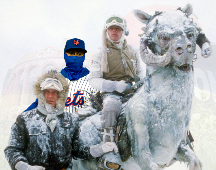 SNY_Mets's tweet photo. The Mets go for a sweep of the Marlins and their seventh straight win this afternoon at Citi Field 🥶 https://t.co/6fy24VHbLj