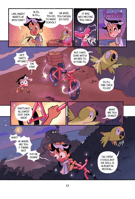 Hi #portfolioday!

I'm Juan, a queer comic artist and illustrator from Venezuela. Past experience includes comics, illustration and chara and bg design. I'm currently open for work!

My debut OGN, Pacheco and the Witch of the Mountain, comes out 6/17!

🐟 https://t.co/Eks8evlcB6 