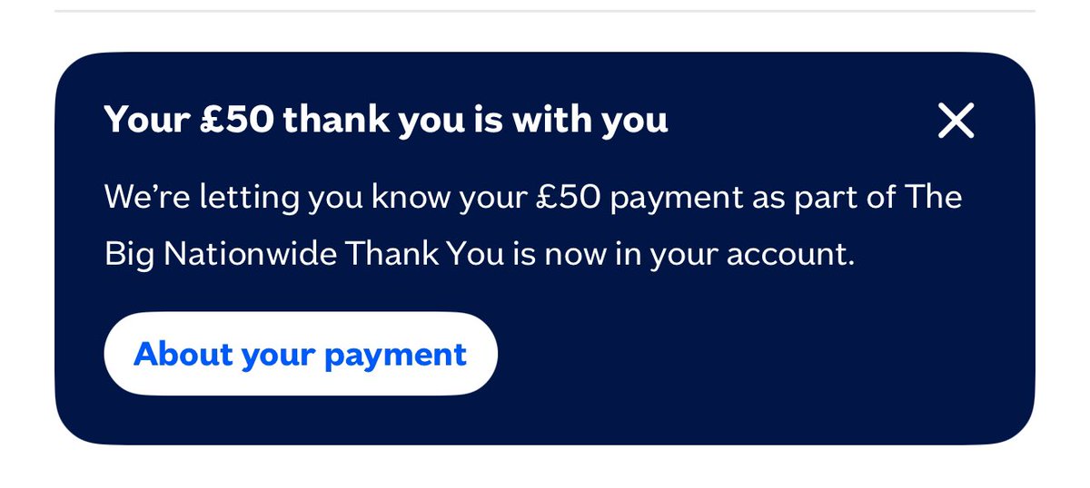 Thank you <a href="/AskNationwide/">Nationwide</a> 🥰 #nationwide50