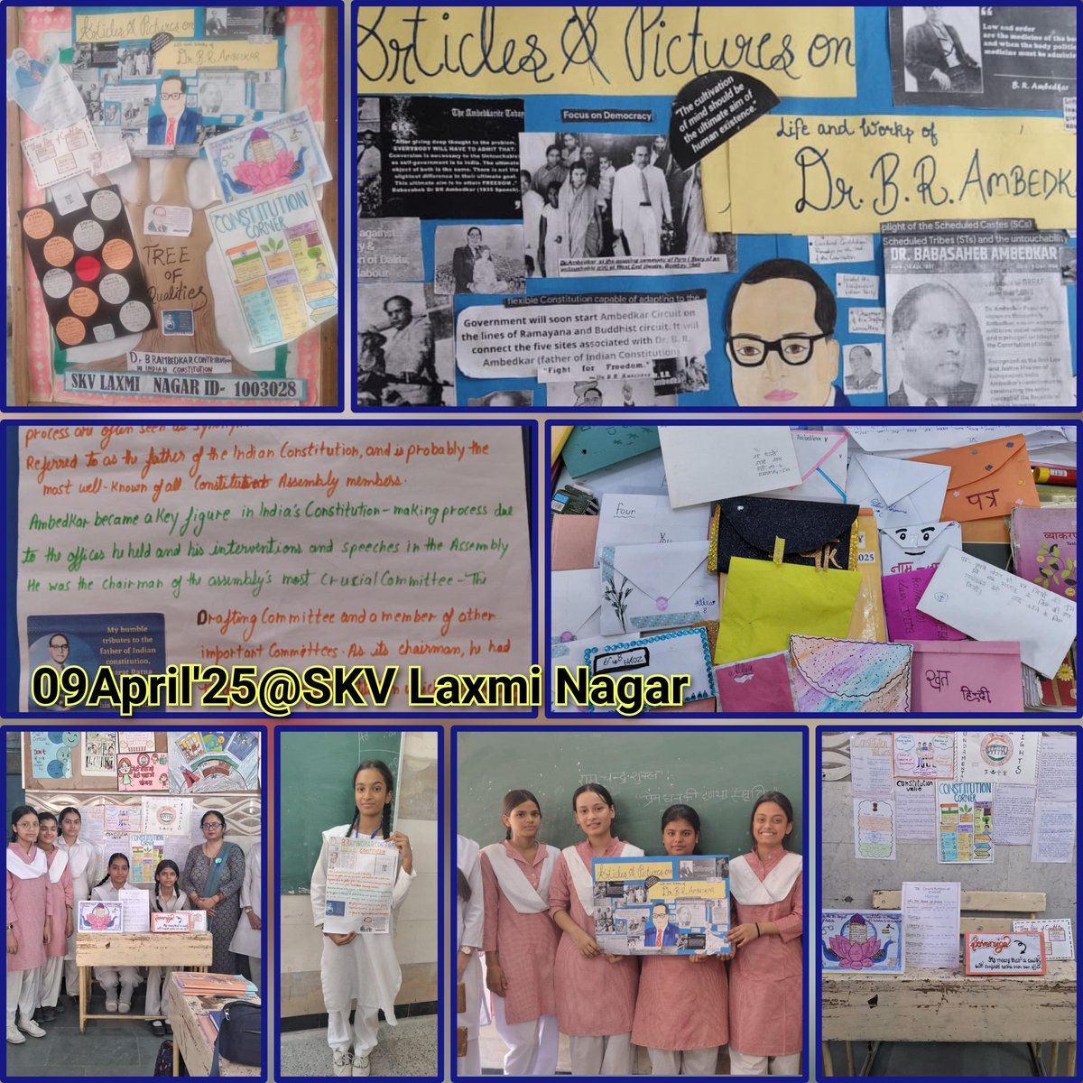 SKV Laxmi Nagar (@skvlaxminagar) on Twitter photo 09/04/'25 TRIBUTE TO Dr.B.R AMBEDKAR -on his life &Works through various Activities:-
6-8"Tree of qualities"
9-12"Constitution Corner" in Inter class competition.
Way towards STRONG DEMOCRACY
#Awareness #inspiration
<a href="/Dir_Education/">DIRECTORATE OF EDUCATION Delhi</a> <a href="/DSTF_2020/">DELHI SCHOOL TEACHERS FORUM</a>
<a href="/ChhaviGupta_04/">CHHAVI GUPTA</a> <a href="/imruchiii/">Ruchi</a> 09/04/'25 TRIBUTE TO Dr.B.R AMBEDKAR -on his life &Works through various Activities:-
6-8"Tree of qualities"
9-12"Constitution Corner" in Inter class competition.
Way towards STRONG DEMOCRACY
#Awareness #inspiration
<a href="/Dir_Education/">DIRECTORATE OF EDUCATION Delhi</a> <a href="/DSTF_2020/">DELHI SCHOOL TEACHERS FORUM</a>
<a href="/ChhaviGupta_04/">CHHAVI GUPTA</a> <a href="/imruchiii/">Ruchi</a>
