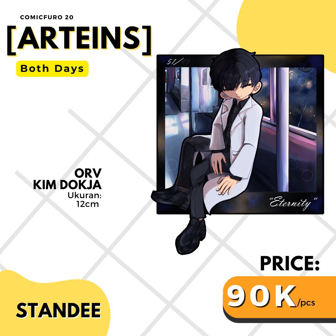 Angelinaelita1's tweet photo. [BATCH 2] Halo, ARTEINS [TBA] lagi open PO CFXX batch 2 nihh!😆 
📌Fandom: ORV  
📌Booth: Arteins[TBA]
📅PO opens until 17 April  
🔗Order here: https://t.co/HIdfhCePpc
 #CF20 #CFXX #comicfuro #orv #kimdokja #YooJoonghyuk https://t.co/FeoZEiQBIJ