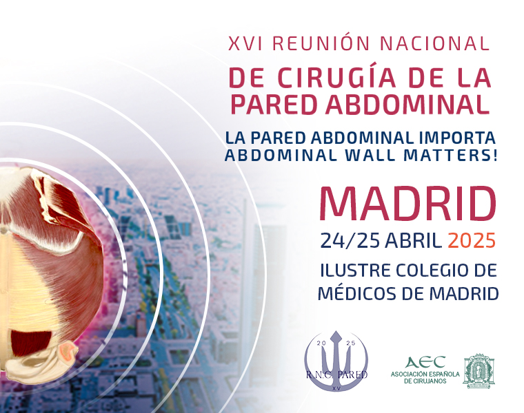 aecirujanos (@aecirujanos) on Twitter photo No te pierdas los días 24 y 25 de abril la Reunión Nacional de la pared abdominal organizada por <a href="/AecPared/">Seccion Pared AEC</a> <a href="/herniatoday/">Dr. Garcia-Urena</a> en <a href="/Icomem_Oficial/">ICOMEM</a> de Madrid
Toda la información 👇
rnpared2025.es/index.php/prog…
Y el 23 curso precongreso Live Surgery Symposium on Abdominal Wall
#laparedimporta No te pierdas los días 24 y 25 de abril la Reunión Nacional de la pared abdominal organizada por <a href="/AecPared/">Seccion Pared AEC</a> <a href="/herniatoday/">Dr. Garcia-Urena</a> en <a href="/Icomem_Oficial/">ICOMEM</a> de Madrid
Toda la información 👇
rnpared2025.es/index.php/prog…
Y el 23 curso precongreso Live Surgery Symposium on Abdominal Wall
#laparedimporta