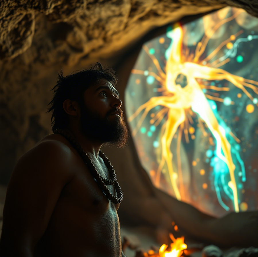 mimi_veroni's tweet photo. Ooga booga!  Big fire!  Shiny fire!  New fire – digital fire!  You own it!  It magic! 🔥 #NFTfacts #DigitalArt #CavemanCrypto 直 )🤠 https://t.co/3ermUzw0FQ