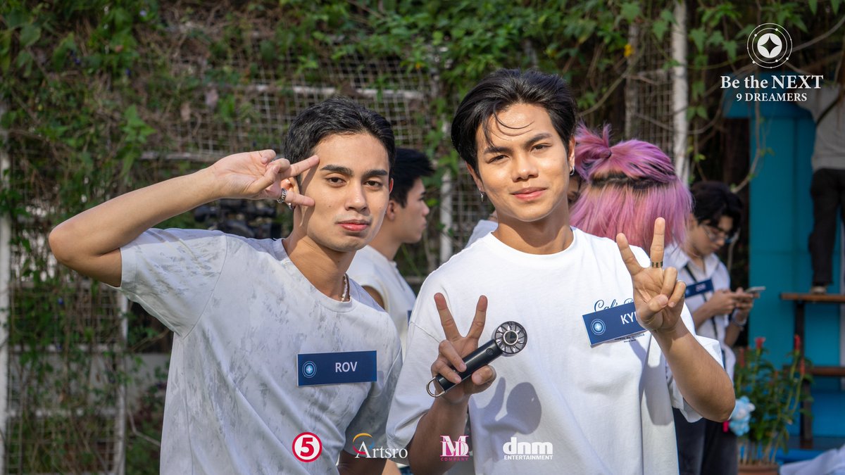 BeTheNext_OFC's tweet photo. [📸] Behind The NEXT: 9 Dreamers

All in, All done! 🛎️
Check out these shots of our Dreamers from last week’s episode.

#BeTheNext_9Dreamers #비더넥스트_9드리머 #글로벌보이그룹데뷔프로젝트 #GlobalBoygroupDebutProject #kpop #tv5 https://t.co/MKdGS2xylg
