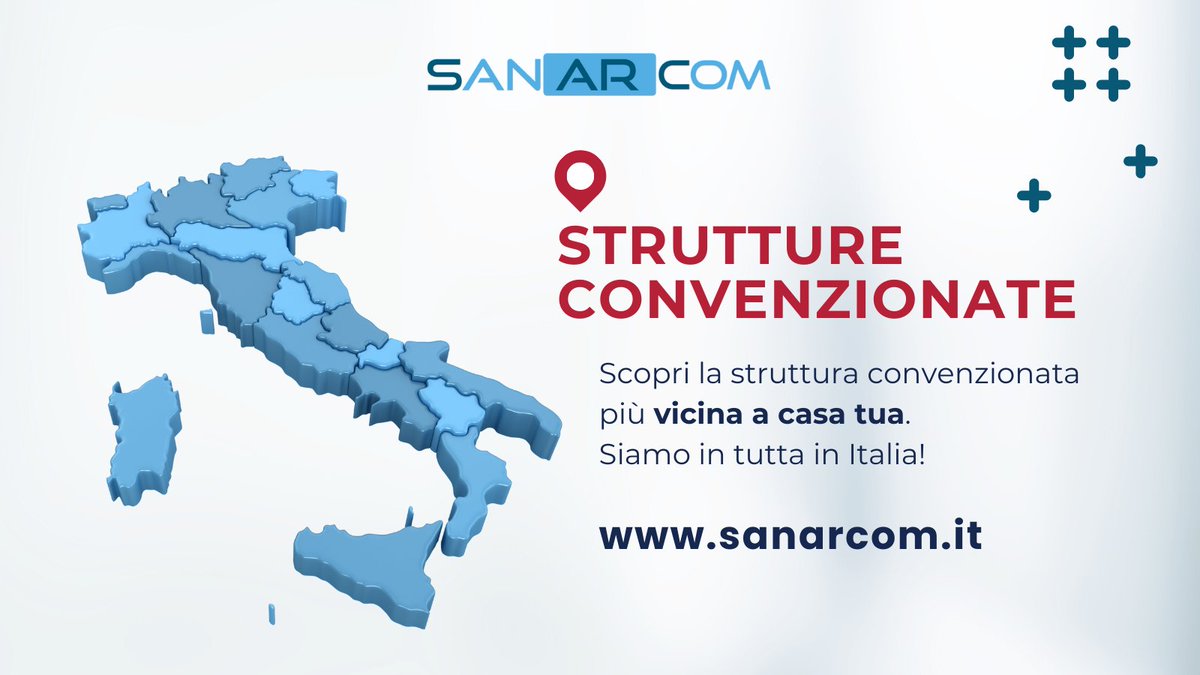 Grazie alla nostra rete di strutture sanitarie convenzionate su tutto il territorio nazionale, puoi accedere a cure di qualità in tempi rapidi.

Centri medici e diagnostici, studi odontoiatrici e molto altro.
Trova subito quella più vicina a te ▶️ t.ly/p9jpC
